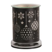 Aroma Black Baubles Cylinder Electric Wax Melt Warmer Extra Image 1 Preview